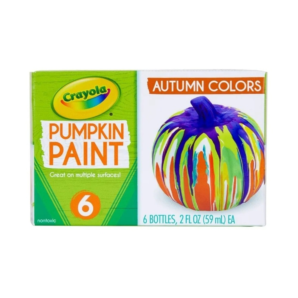 Pumpkin Paint - Autumn Colors: Washable Kids' Paints, Non-Toxic, 6ct 2oz